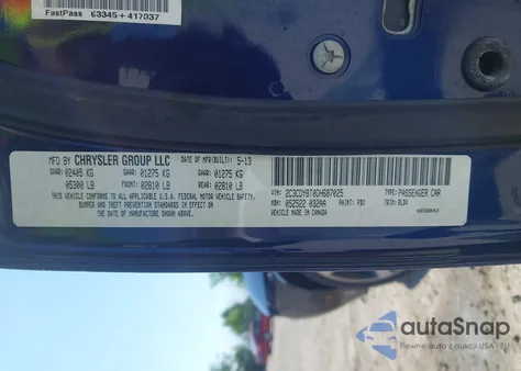 2013 Dodge Challenger R/T Classic z USA, uszkodzony, nr VIN 2C3CDYBT0DH687025